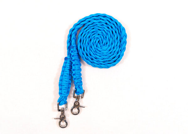 Paracord Reins - Silver Clips