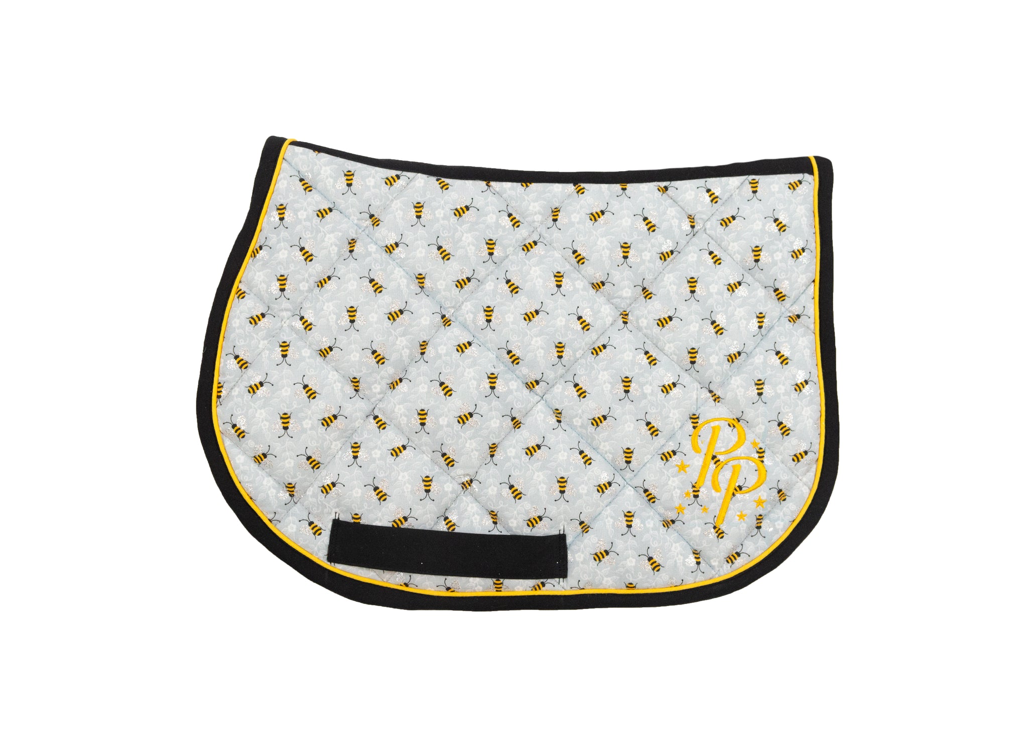 Handmade Bumble Bee Print Mini Saddle Pad