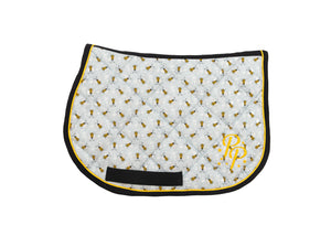 Handmade Bumble Bee Print Mini Saddle Pad