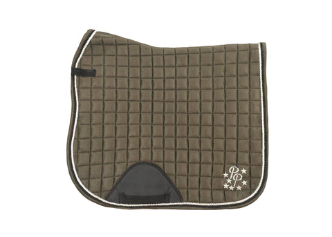 "Martini" Olive Suede Dressage Pad