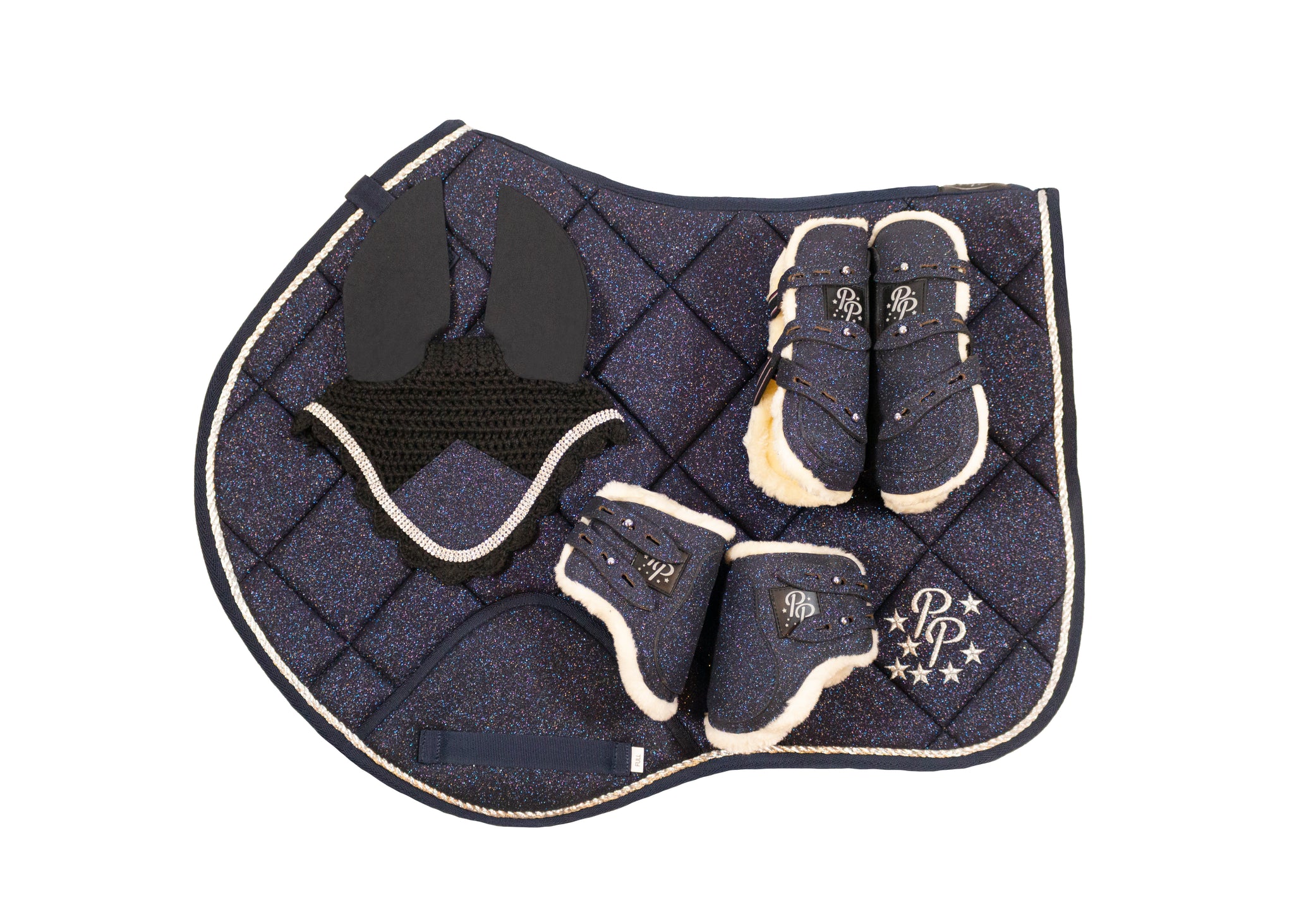 Navy Glitter Jump Set