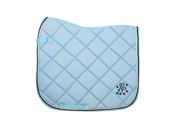 Baby Blue Saddle Pads - Jump, GP, and Dressage cuts