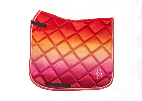 Sunset Ombré Saddle Pads - Jump and Dressage cuts