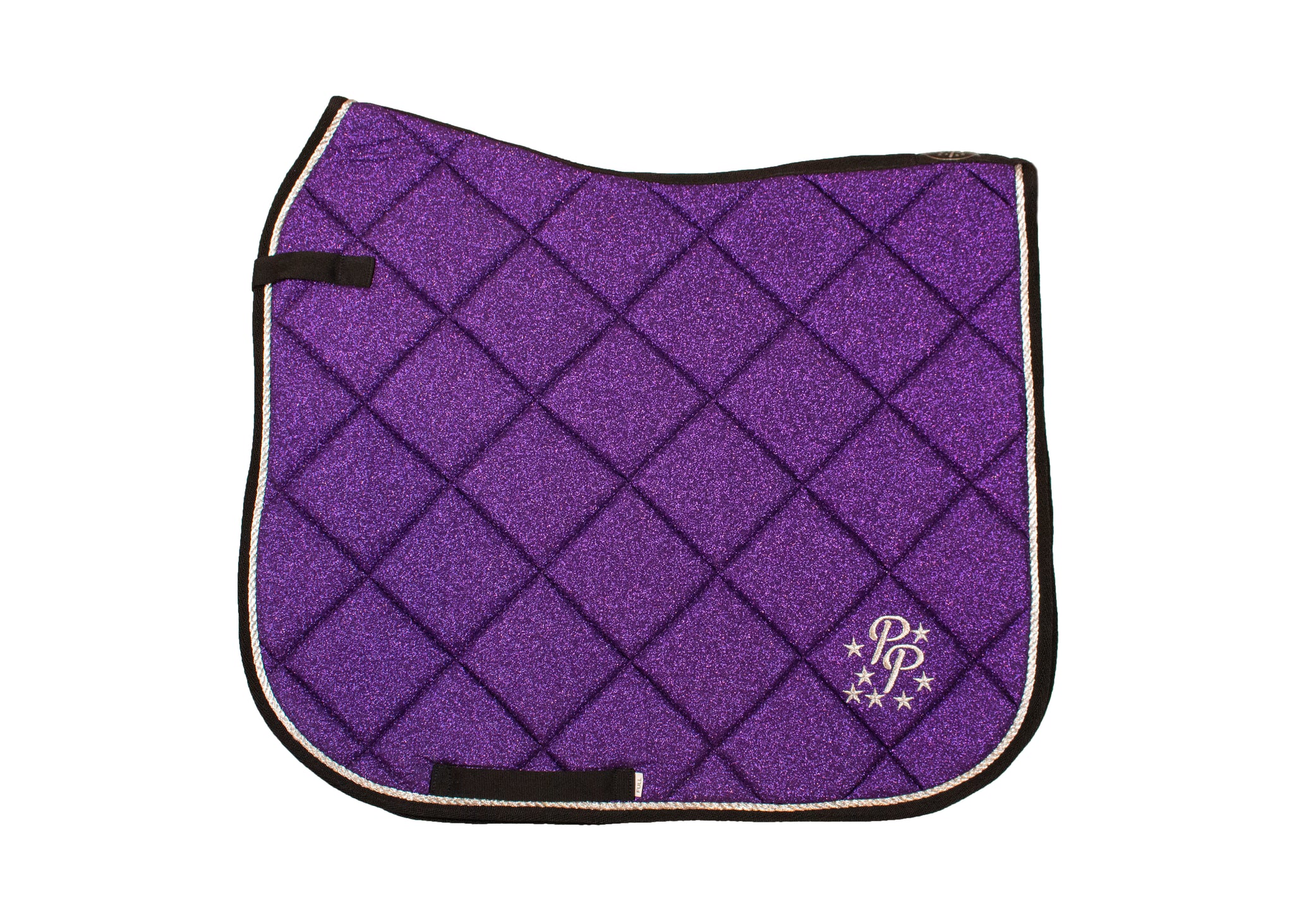 Purple Glitter Dressage Saddle Pad