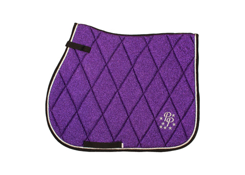 Purple Glitter GP Saddle Pad