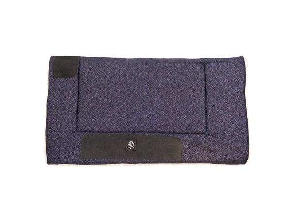 Navy Glitter Western Saddle Pad