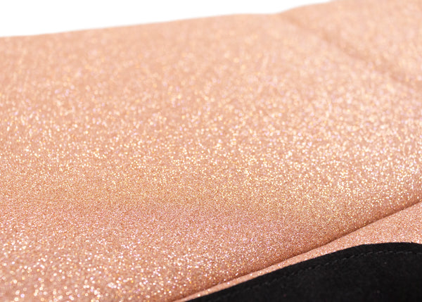 Rose Gold Glitter Western Saddle Pad