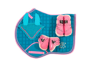Turquoise/Pink Jump Set