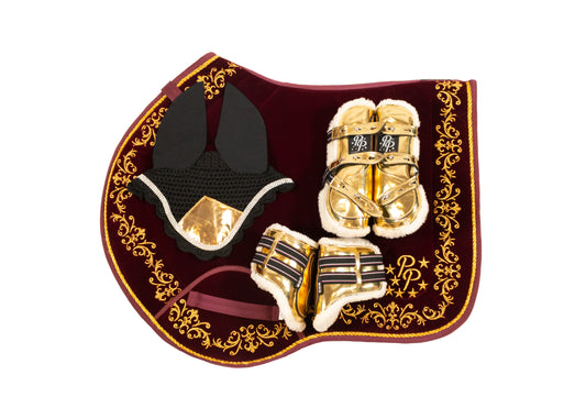 Plum Velvet Baroque Jump Set
