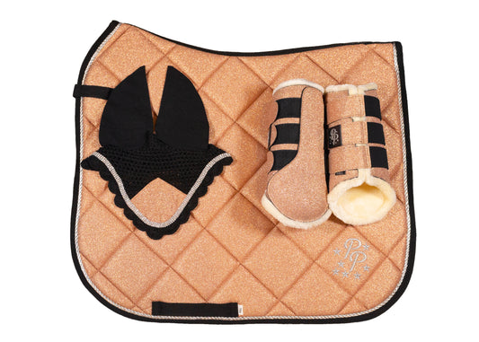 Rose Gold Glitter Dressage Set