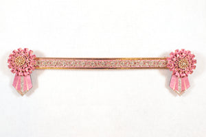 Patent Blush Pink 15.5" Show Browband