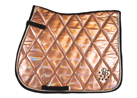 Rose Gold Holographic GP Saddle Pad