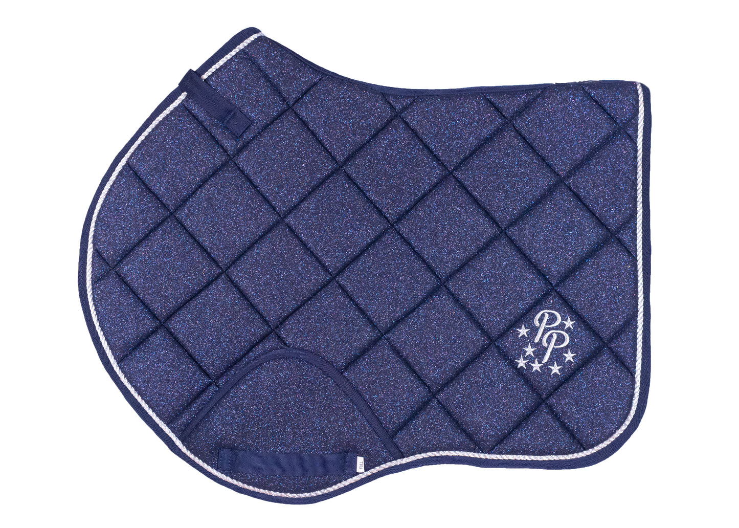 Navy Glitter Jump Saddle Pad