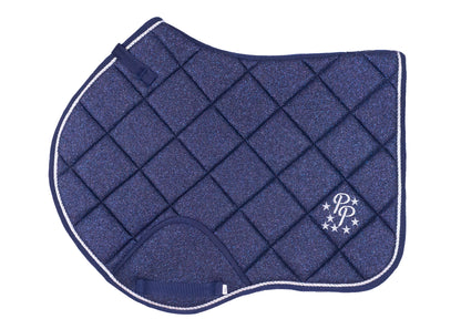 Navy Glitter Jump Saddle Pad