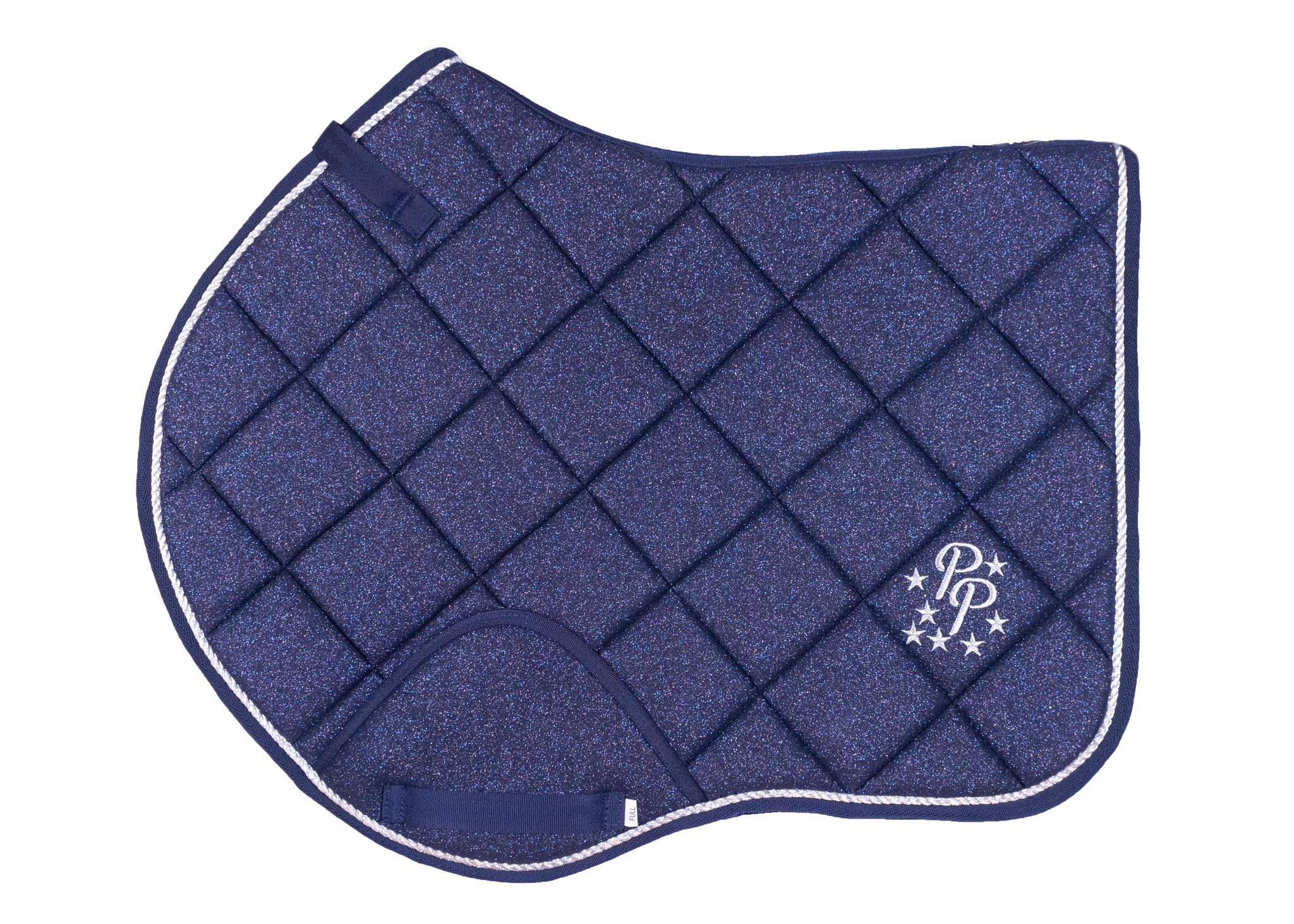 Navy Glitter Jump Saddle Pad