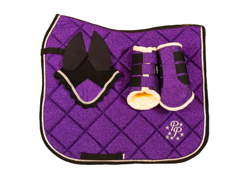 Purple Glitter Dressage Set