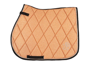 Rose Gold Glitter GP Saddle Pad