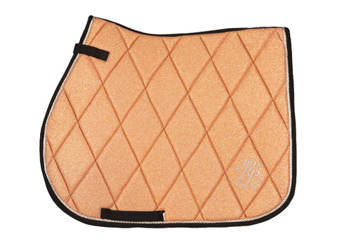 Rose Gold Glitter GP Saddle Pad