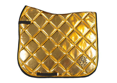 Gold Dressage Saddle Pad