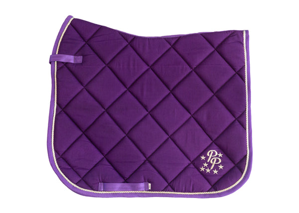 Amethyst Purple Saddle Pads - Jump, GP, and Dressage cuts