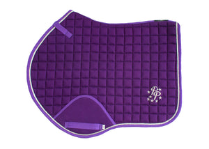 Amethyst Purple Saddle Pads - Jump, GP, and Dressage cuts