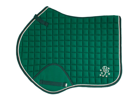 Hunter Green Saddle Pads - Jump, GP, and Dressage cuts