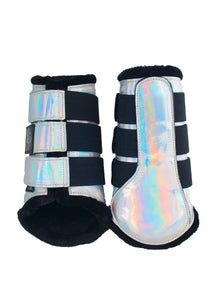 SECONDS Holo Brushing Boots - Black Fleece