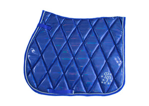 Royal Blue Holographic GP Saddle Pad