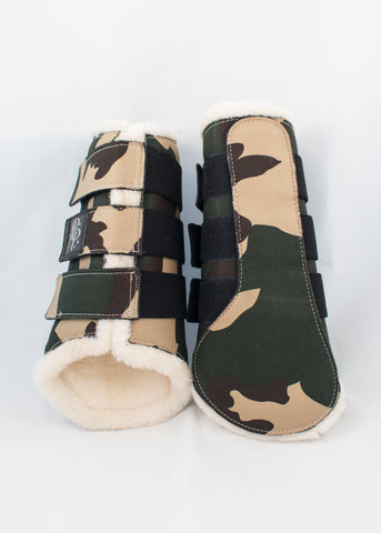 Camo Brushing Boots