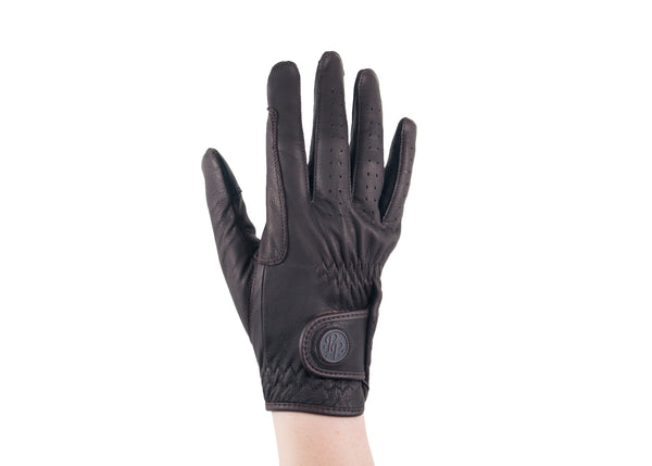 Brown Napa Leather Touchscreen Friendly Gloves