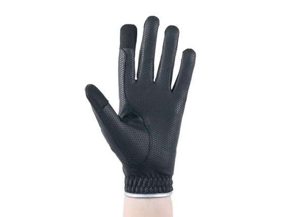 Black/Silver Hero Touchscreen Friendly Gloves