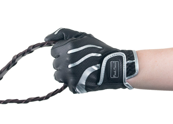 Black/Silver Hero Touchscreen Friendly Gloves