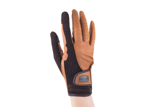 Brown/Tan Suede and Napa Leather Gloves