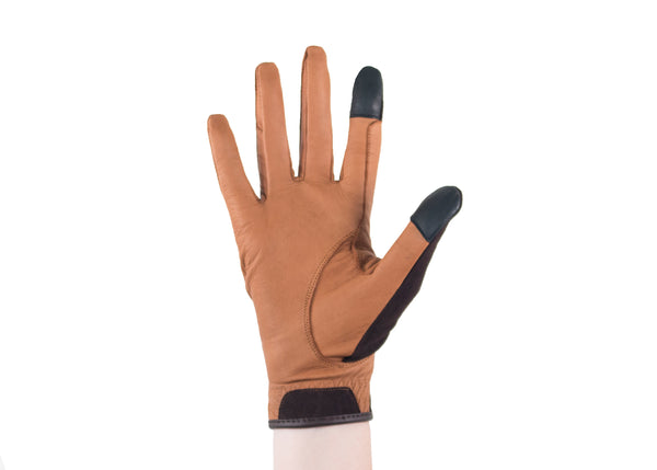 Brown/Tan Suede and Napa Leather Gloves