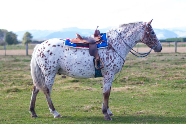 American Flag Western Saddle Pad