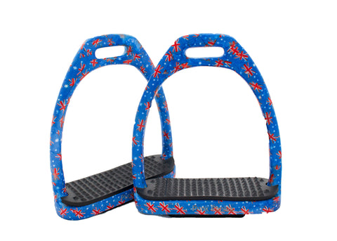 CLEARANCE Patterned Stirrups - Aluminium