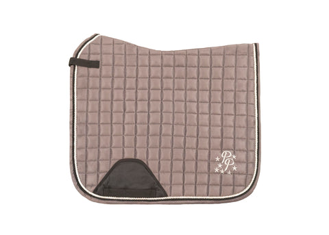 "Sake" Grey Suede Dressage Pad