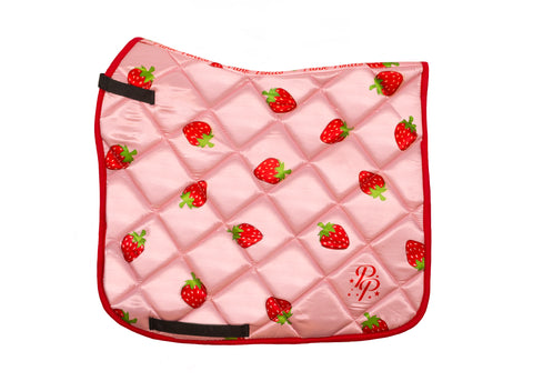 The Strawberry Saddle Pad - Jump and Dressage cuts