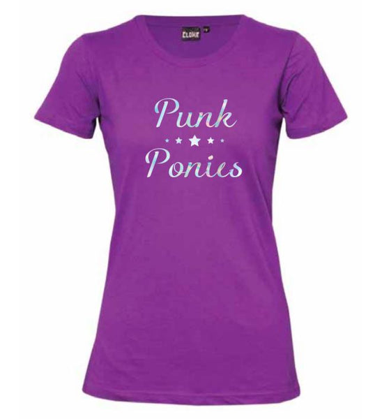 Amethyst Purple Punk Ponies Shirts