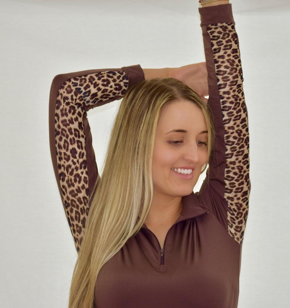 Leopard Sunshirt
