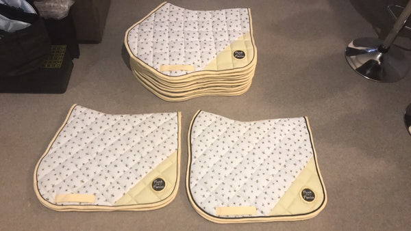 Limited Edition Pastel Bee Saddle Pads