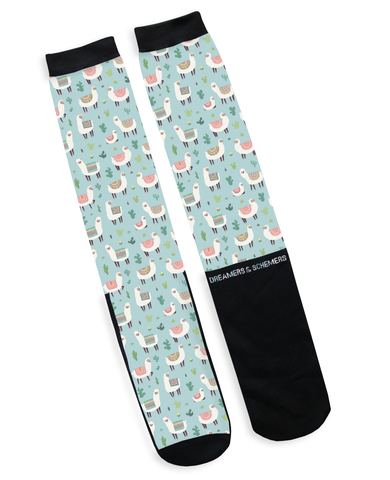 Llamazing - Dreamers and Schemers Socks