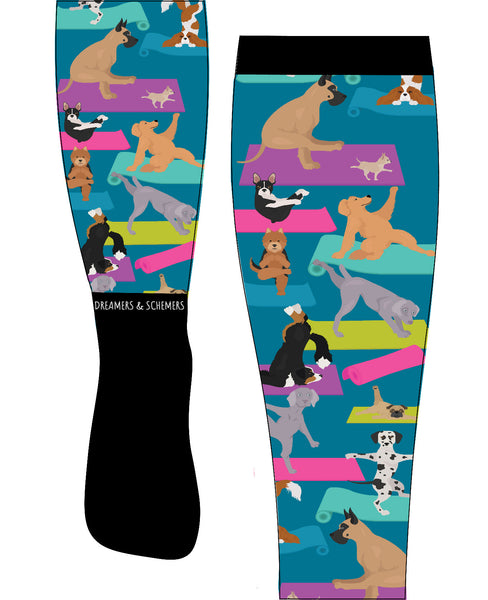 Yoga Dogs - Dreamers and Schemers Socks